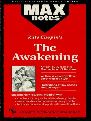 cover image of The Awakening: MAXNotes Literature Guide